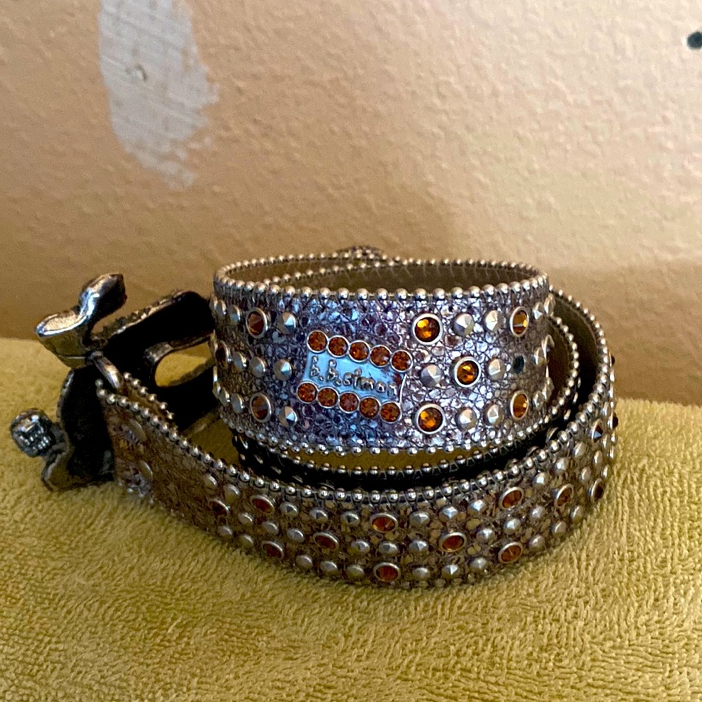 Designer diamond belt